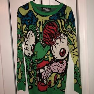 Jeremy Scott Men’s Monster Knit Sweater Size S